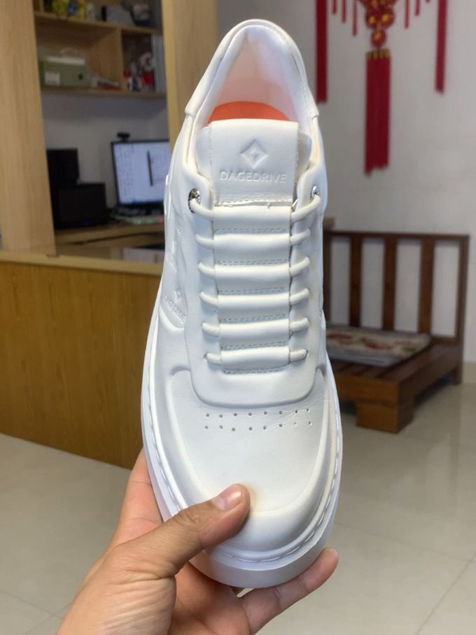 圆头 系带 深口鞋 皮革 