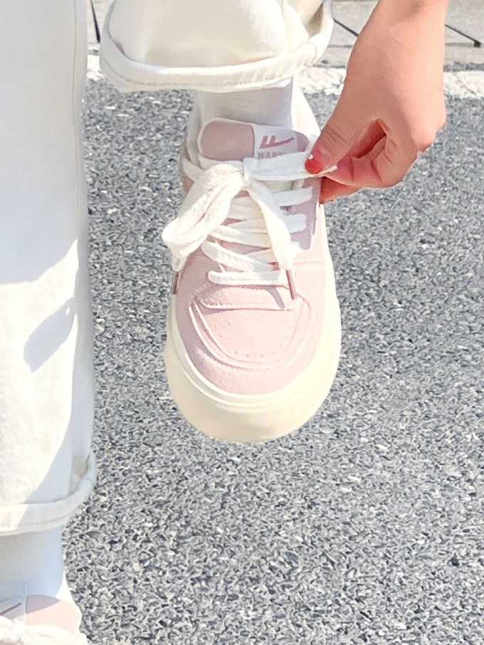 圆头 魔术贴 深口鞋 皮革 