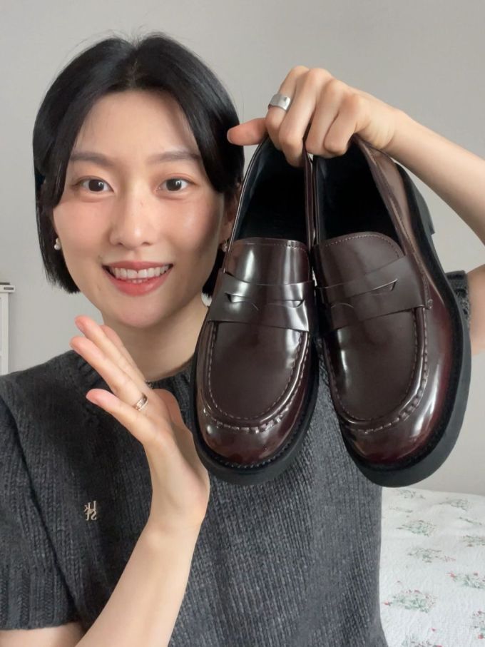 毛纺 圆形领 细针 踢踏舞鞋色 暗岩灰 都市 