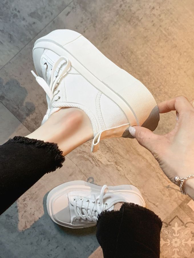 圆头 系带 深口鞋 