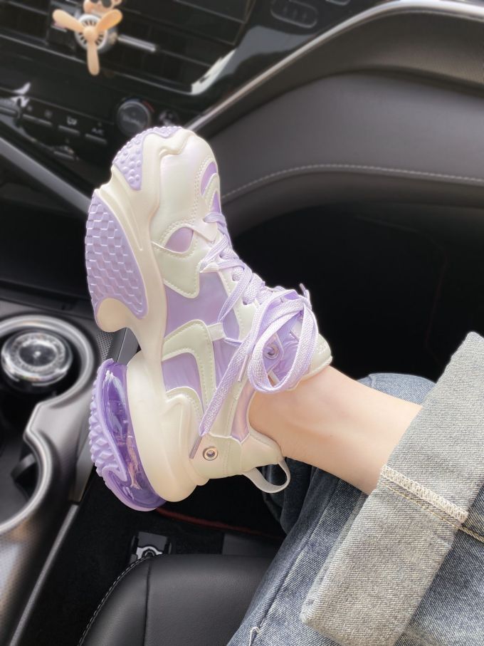 厚底 低帮 系带 深口鞋 