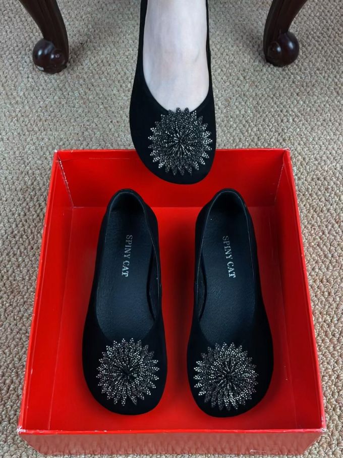 圆头 低帮 一脚蹬 浅口鞋 皮革 