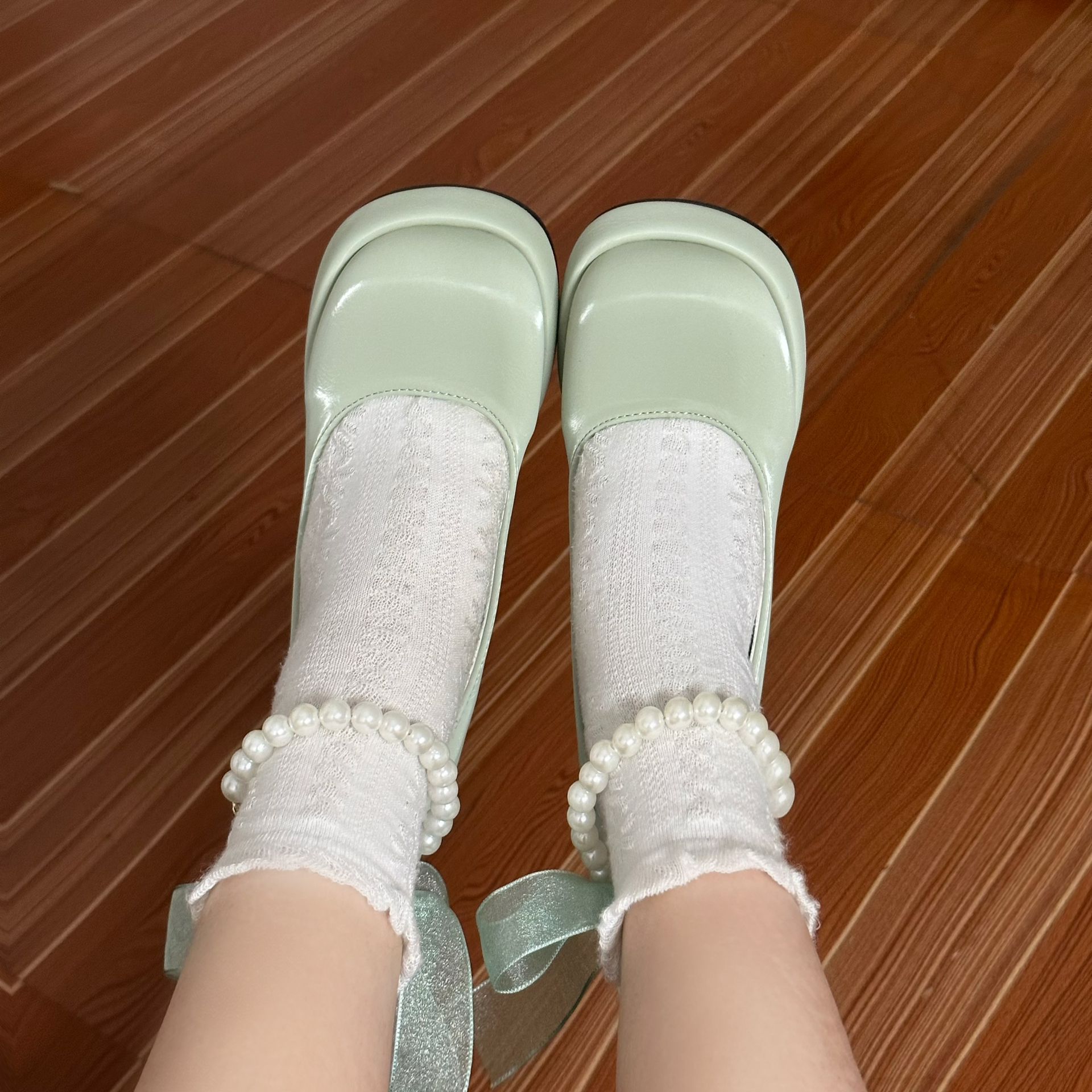 圆头 低帮 中口鞋 皮革  - VALI鞋履AI设计主图