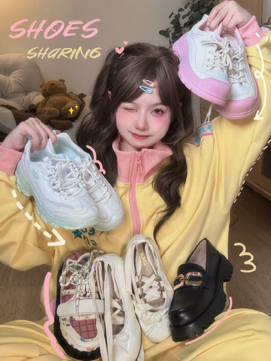 厚底 圆头 低帮 系带 深口鞋  - VALI鞋履AI设计主图