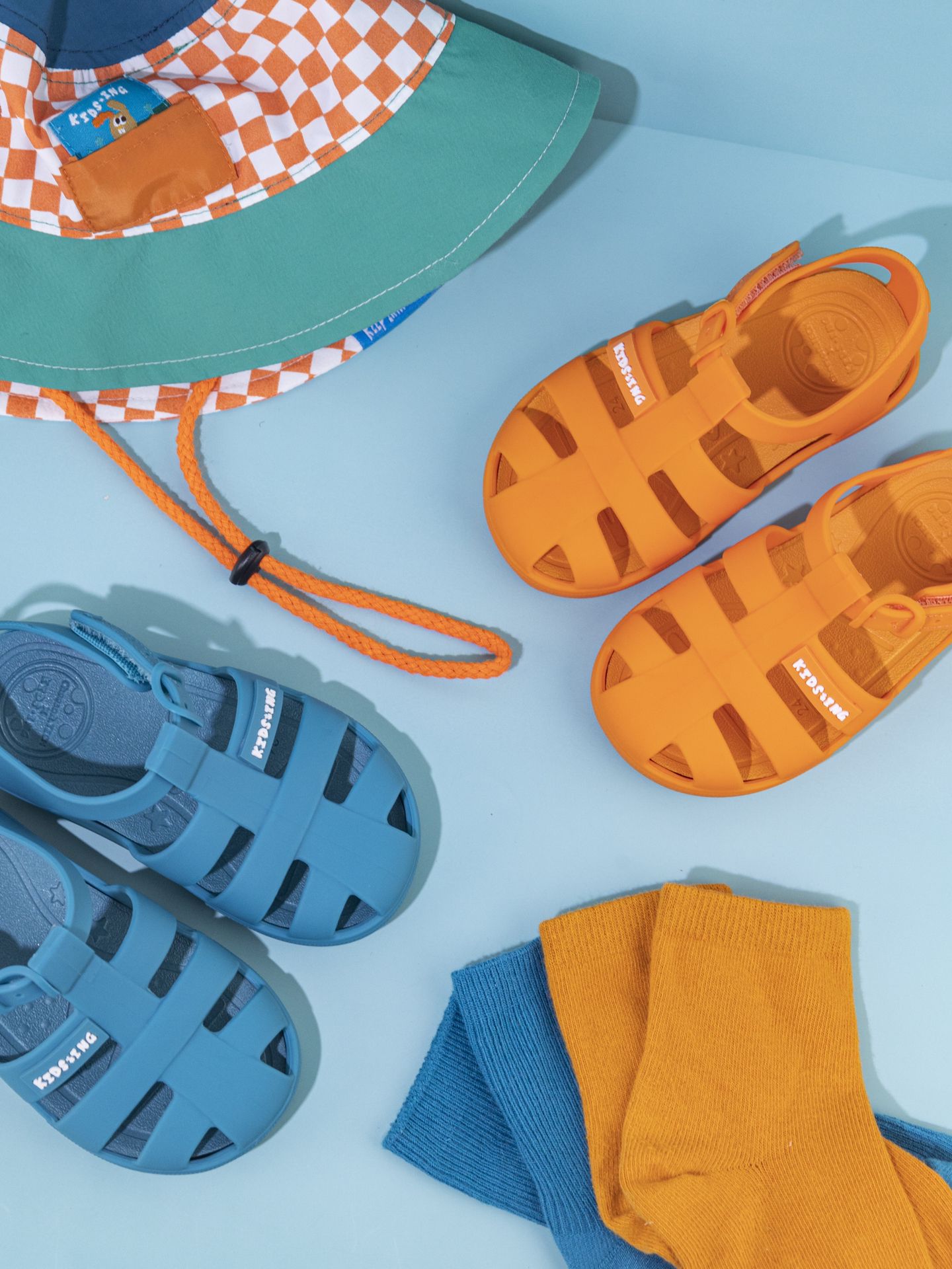 平底 圆头 魔术贴  - VALI鞋履AI设计主图