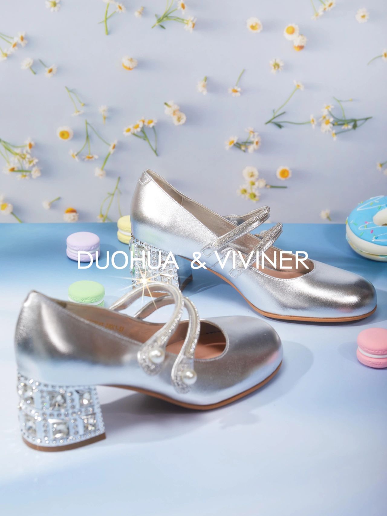 粗跟 中跟 低帮 袢扣 浅口鞋 皮革  - VALI鞋履AI设计主图