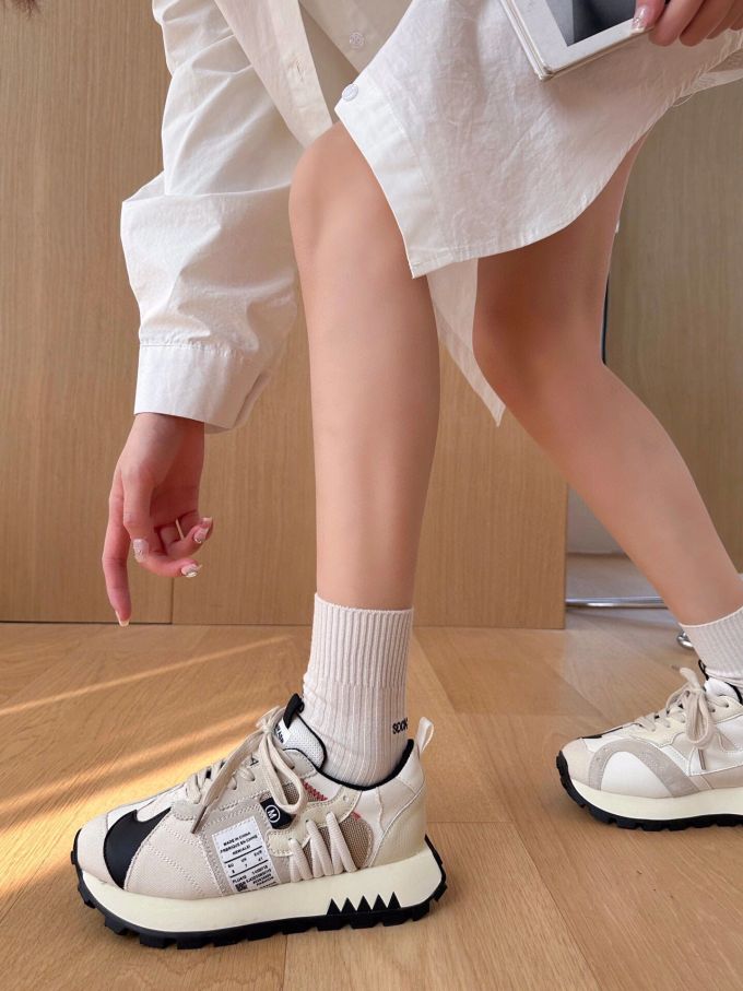 厚底 圆头 低帮 系带 深口鞋 