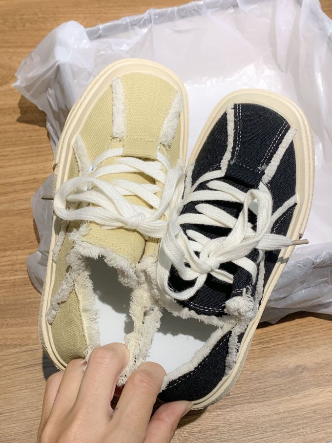 圆头 低帮 系带 深口鞋 