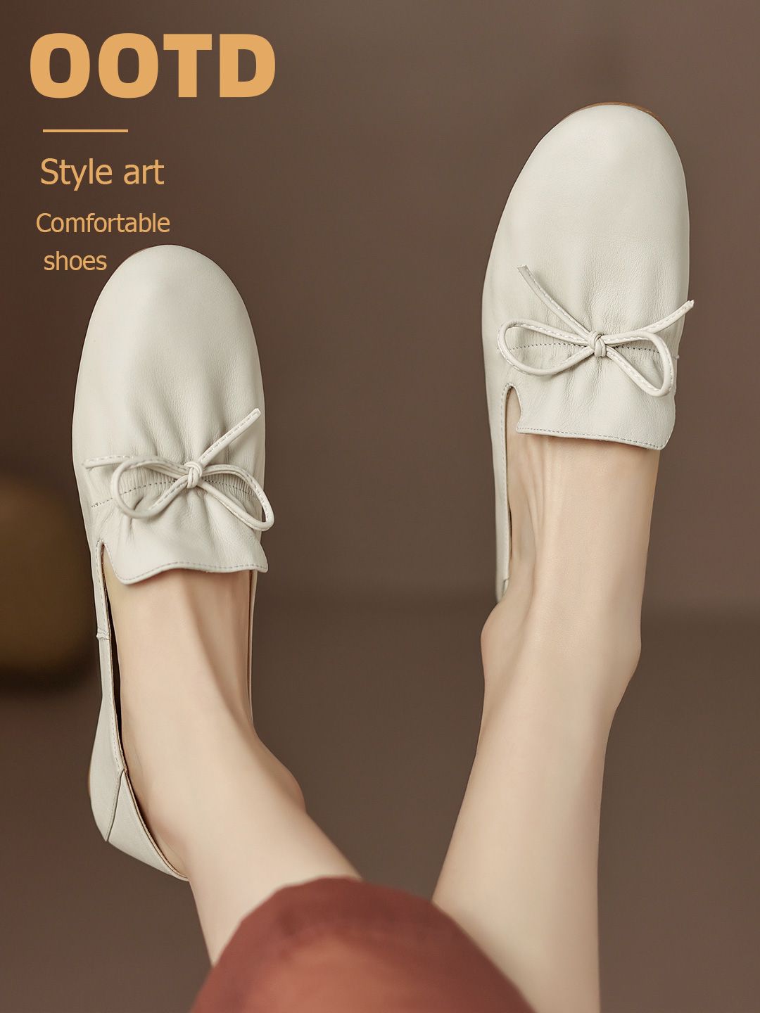 圆头 低帮 一脚蹬 深口鞋 皮革  - VALI鞋履AI设计主图