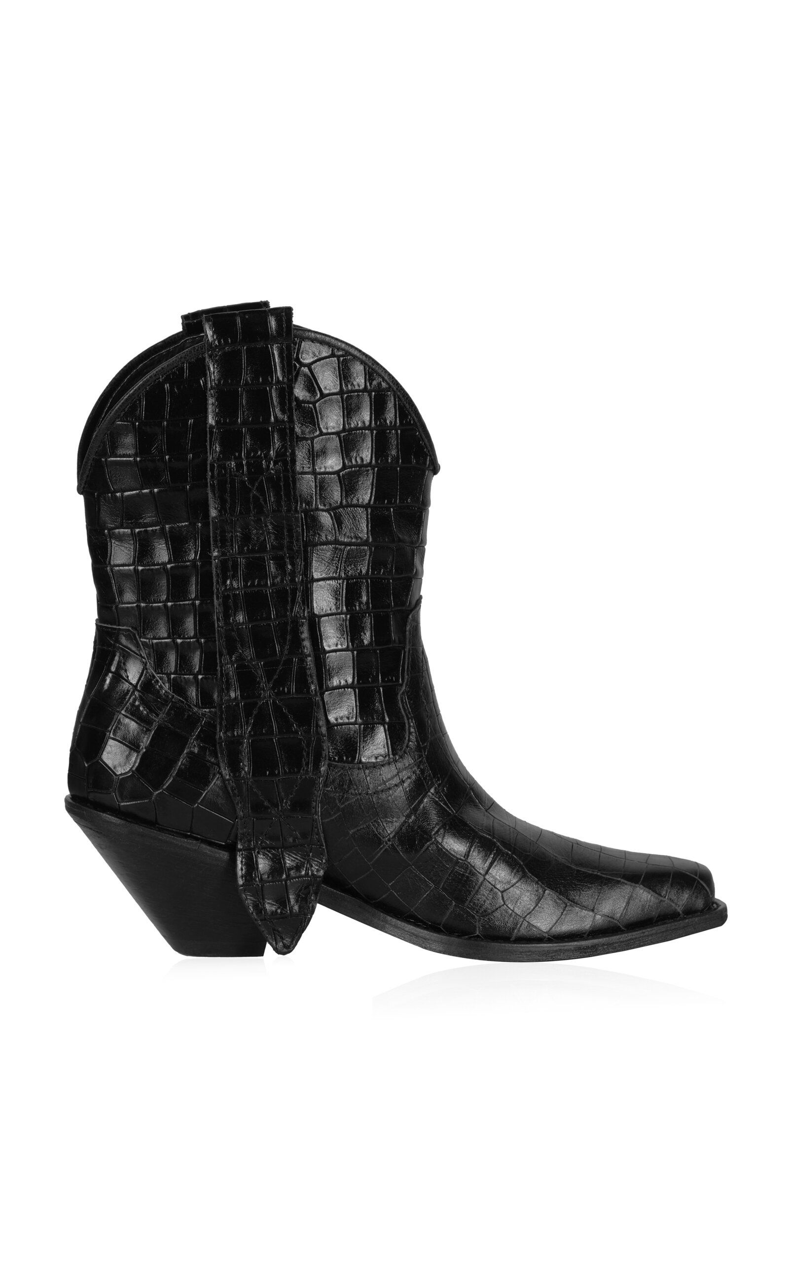 异形跟 高跟 低筒 皮革  - VALI鞋履AI设计主图