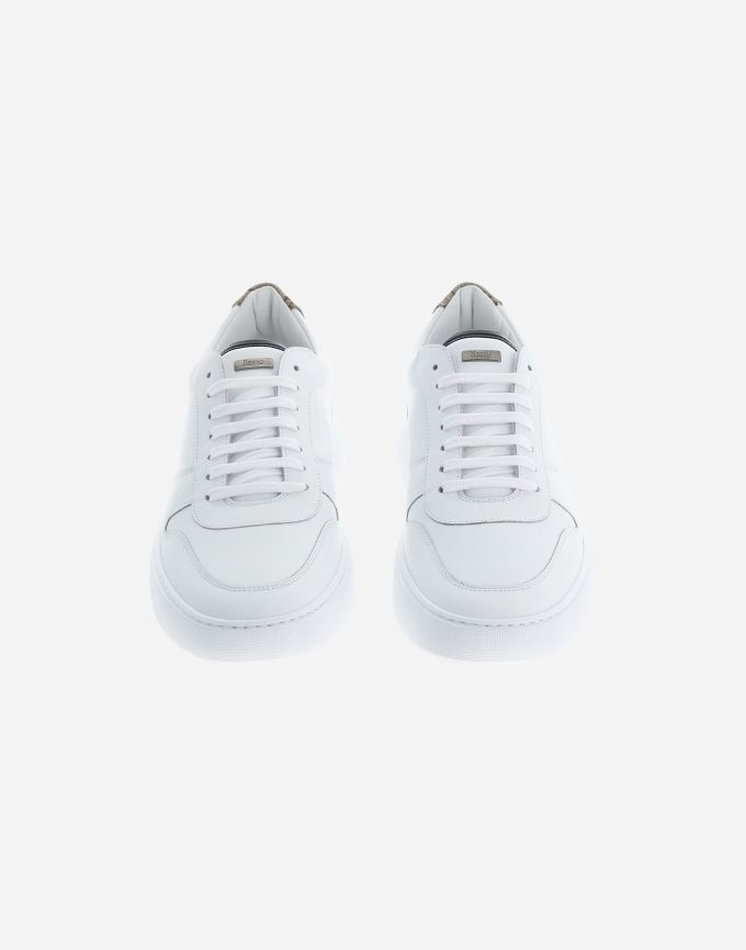 圆头 系带 深口鞋 皮革 