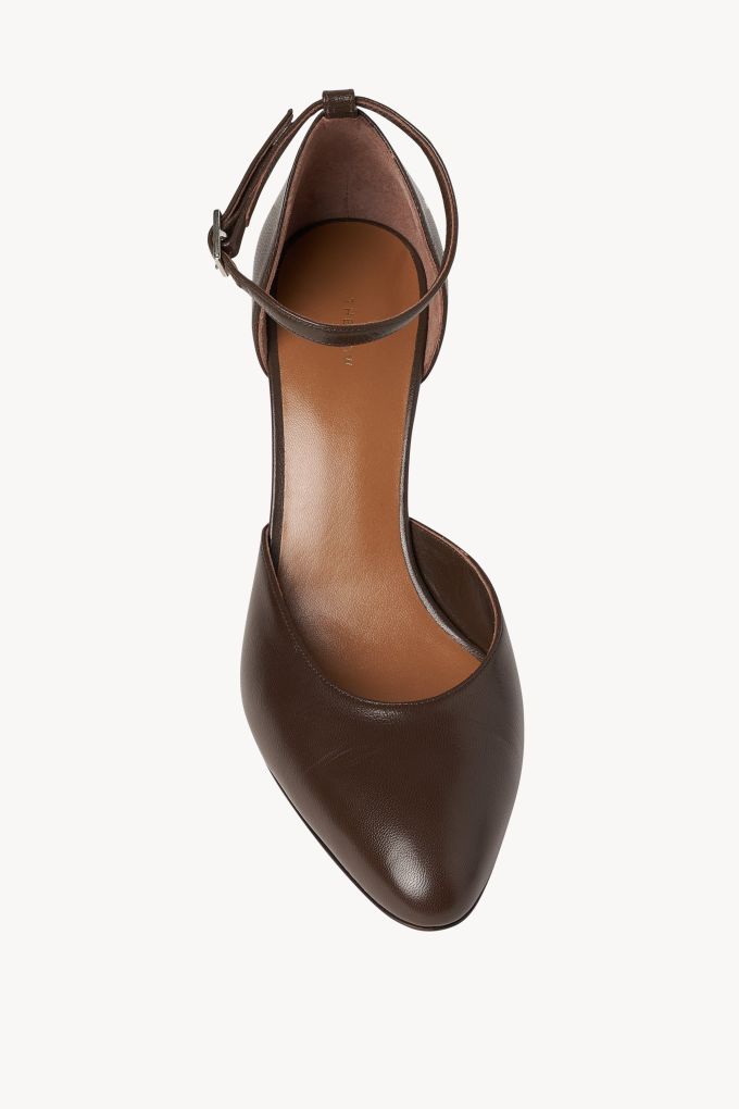 尖头 浅口鞋 皮革 