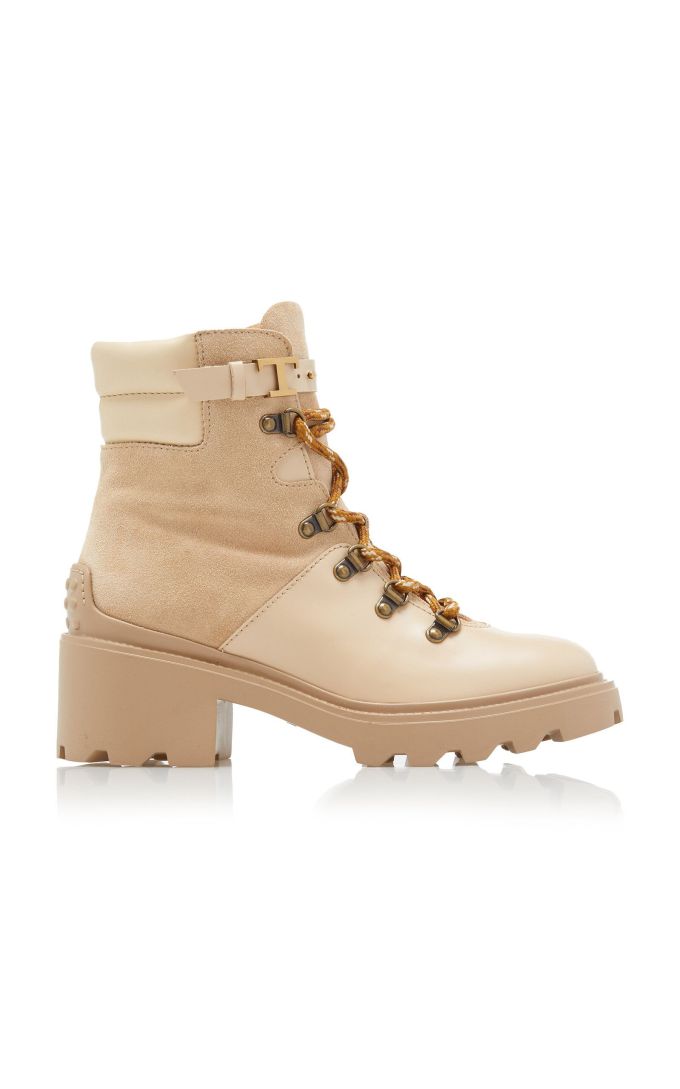 粗跟 中跟 拉链 系带 低筒 皮革 