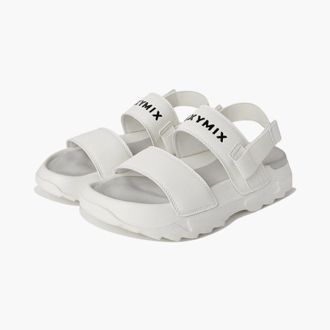 平底 圆头 魔术贴 皮革 