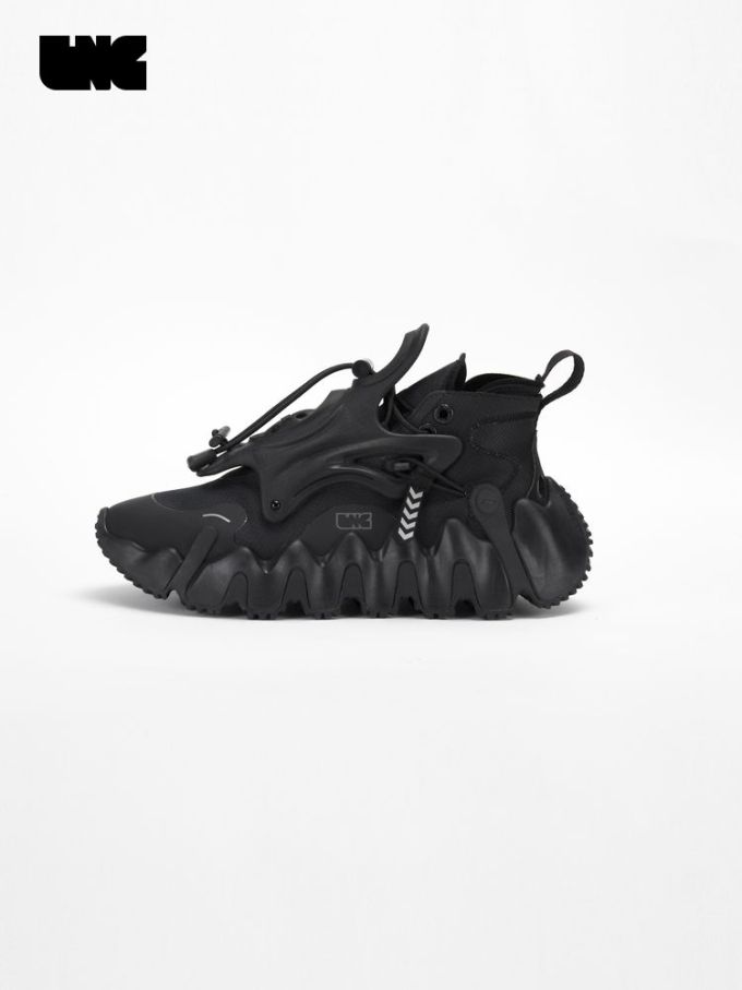 厚底 低帮 拉链 深口鞋 皮革 