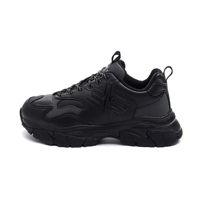 厚底 圆头 低帮 弹力绳 系带 深口鞋 皮革 