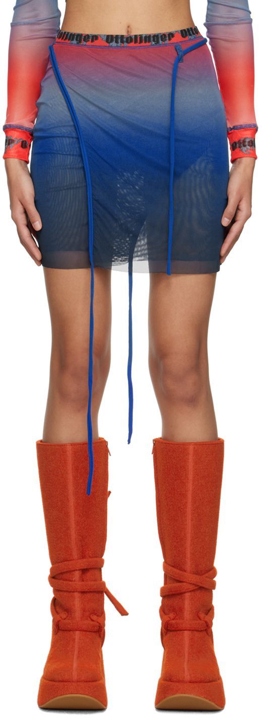 纱 H型 文字图案 撞色/渐变 印花 边缘装饰 青金石蓝 深蓝黑色 性感 