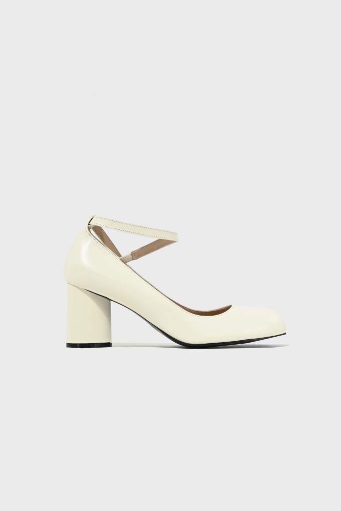 粗跟 高跟 低帮 袢扣 浅口鞋 皮革 