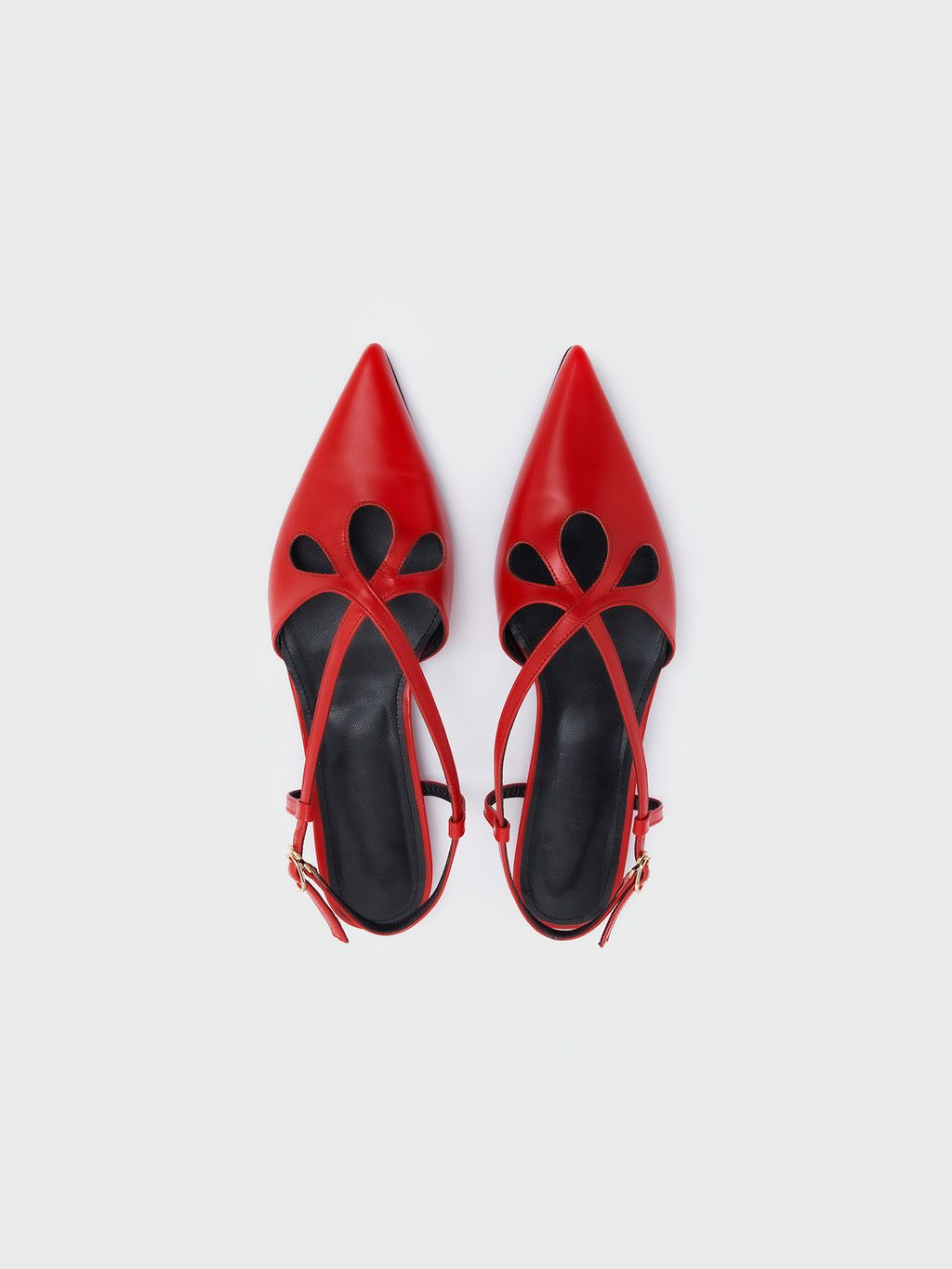 尖头 袢扣 皮革  - VALI鞋履AI设计主图