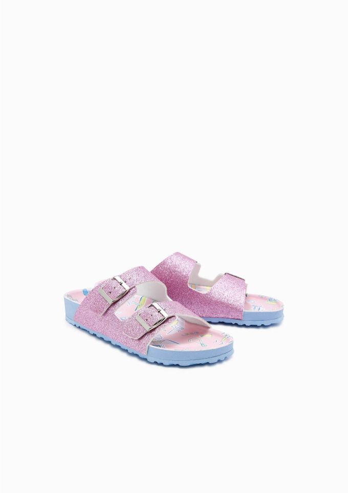 平底 圆头 魔术贴 