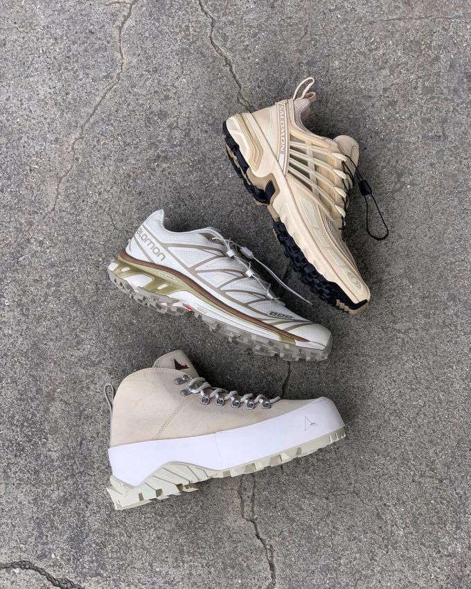 平底 尖头 低帮 系带 深口鞋 网面 