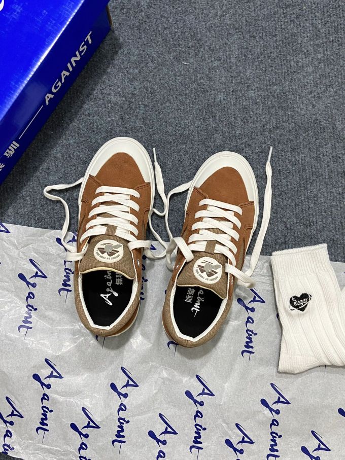 圆头 系带 深口鞋 