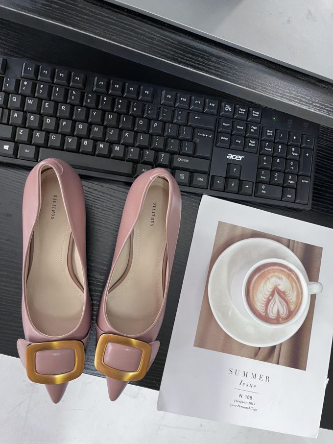 尖头 低帮 一脚蹬 浅口鞋 