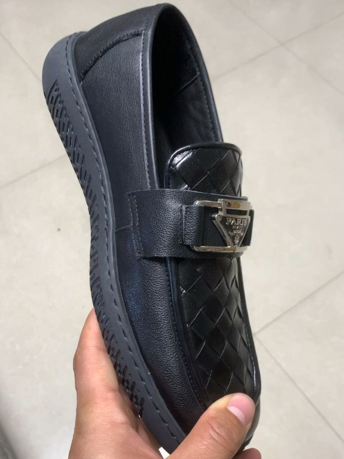 平底 圆头 低帮 一脚蹬 深口鞋 皮革 