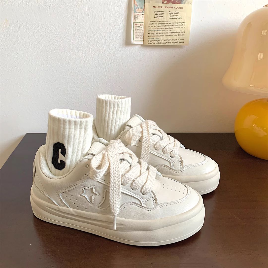 平底 圆头 低帮 系带 深口鞋 皮革  - VALI鞋履AI设计主图