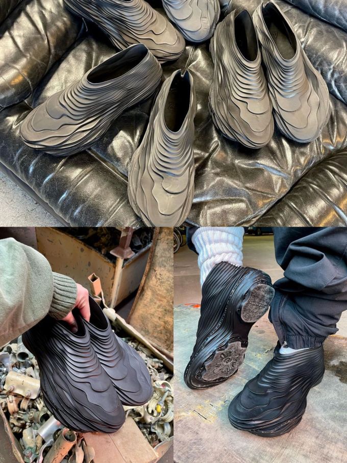 圆头 中帮 魔术贴 深口鞋 针织 