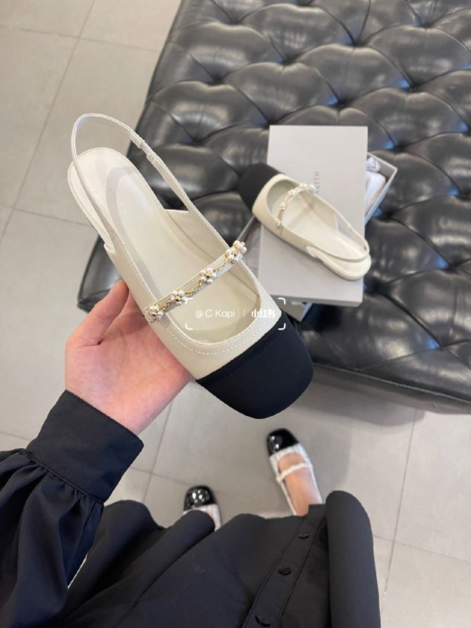 方头 低帮 袢扣 浅口鞋 