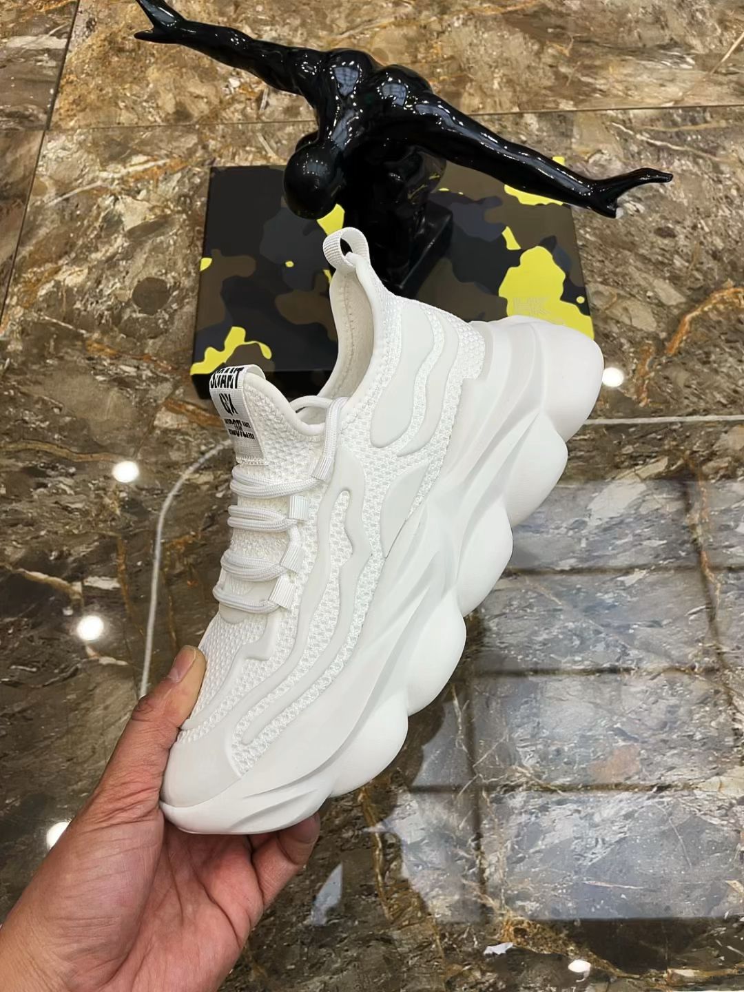 厚底 圆头 低帮 系带 深口鞋 网面  - VALI鞋履AI设计主图