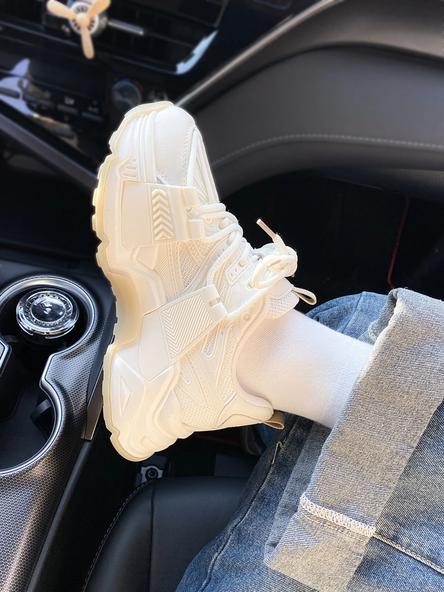 厚底 圆头 低帮 系带 深口鞋 网面  - VALI鞋履AI设计主图