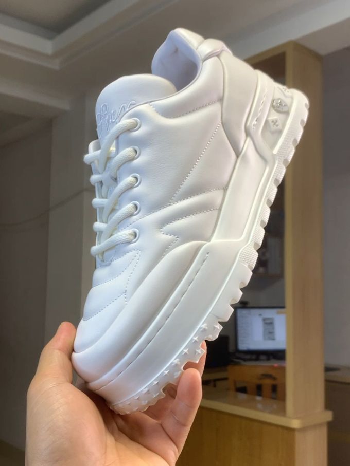 厚底 圆头 低帮 系带 深口鞋 皮革 