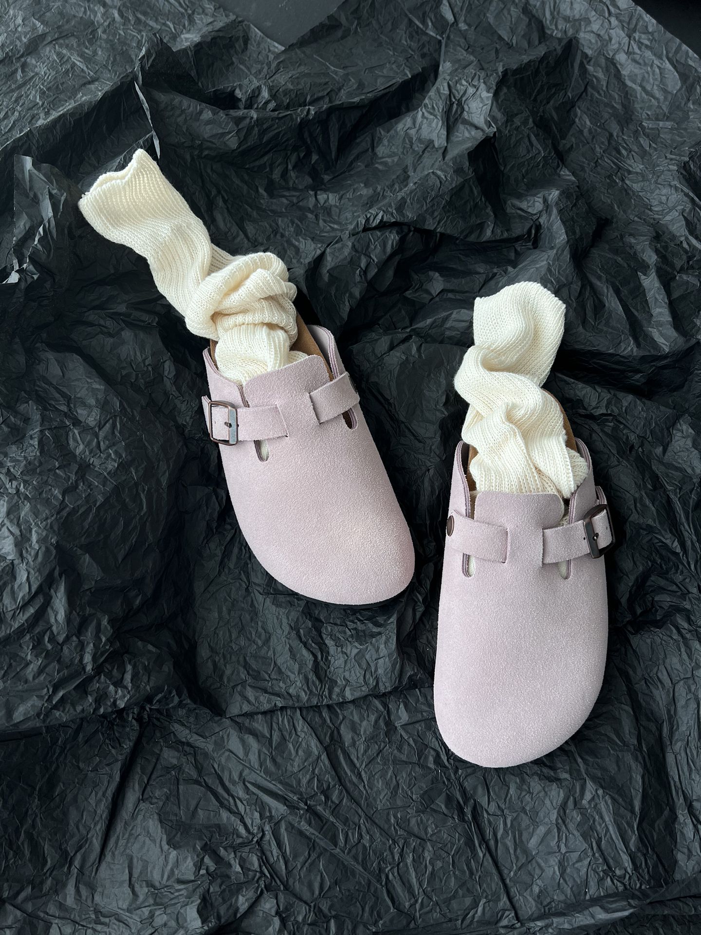 圆头 无帮 一脚蹬 深口鞋  - VALI鞋履AI设计主图