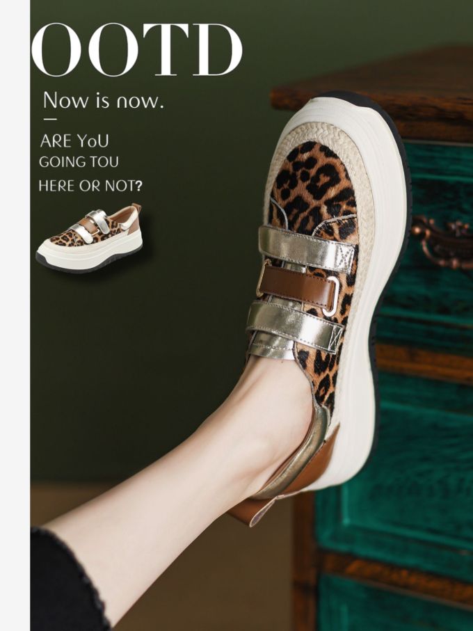 圆头 低帮 中口鞋 皮革 