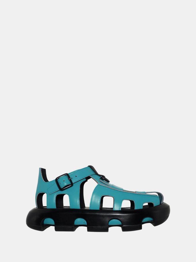 无帮 袢扣 皮革 