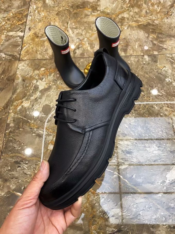 平底 圆头 弹力绳 皮革 