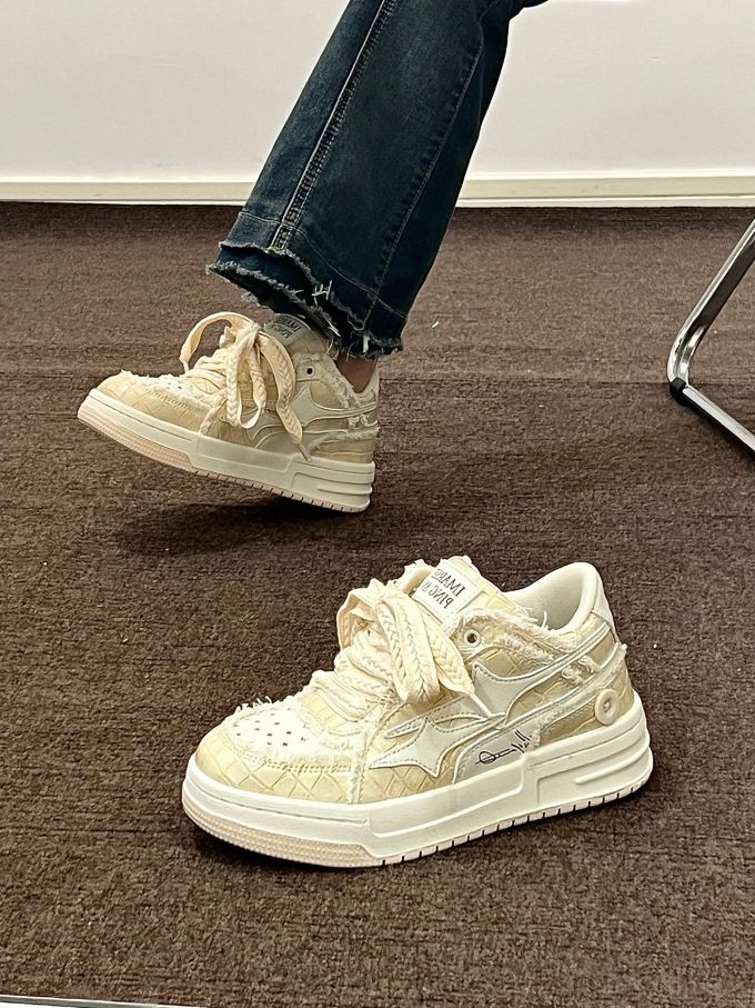 低帮 系带 魔术贴 