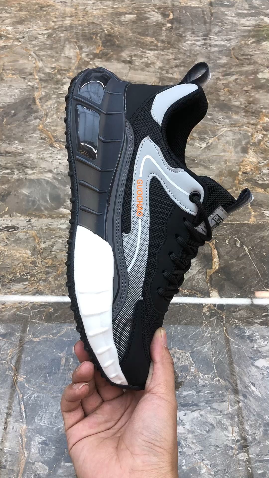 厚底 尖头 低帮 系带 深口鞋 网面  - VALI鞋履AI设计主图