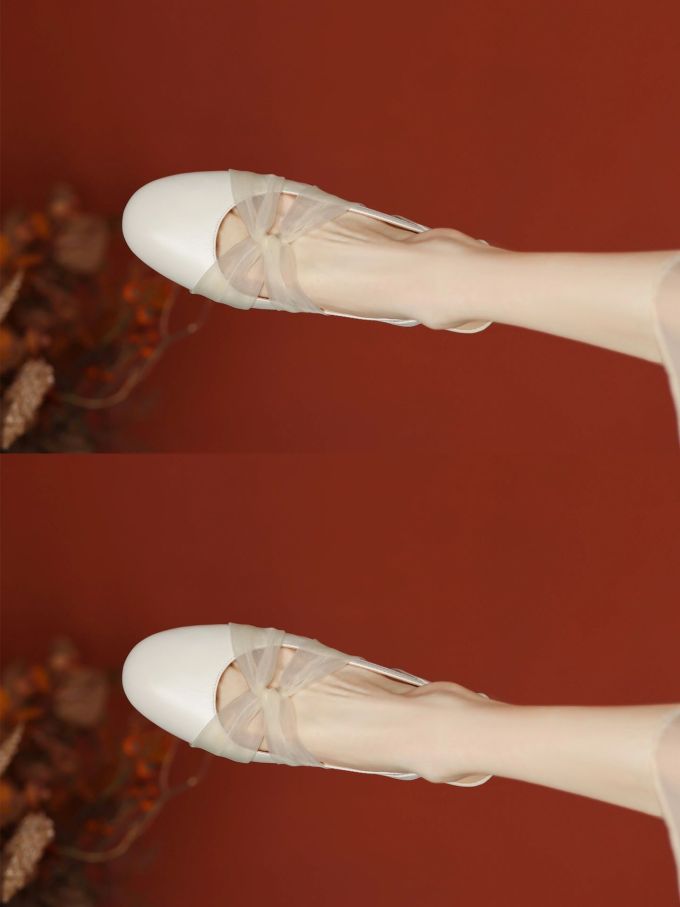 圆头 低帮 松紧带 中口鞋 皮革 