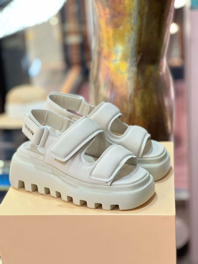 厚底 圆头 袢扣 魔术贴 