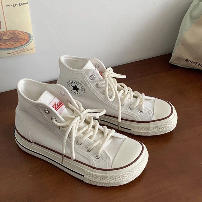 圆头 高帮 系带 深口鞋 