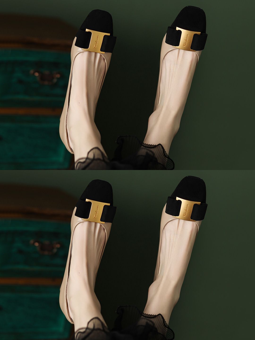 圆头 低帮 一脚蹬 浅口鞋 皮革  - VALI鞋履AI设计主图