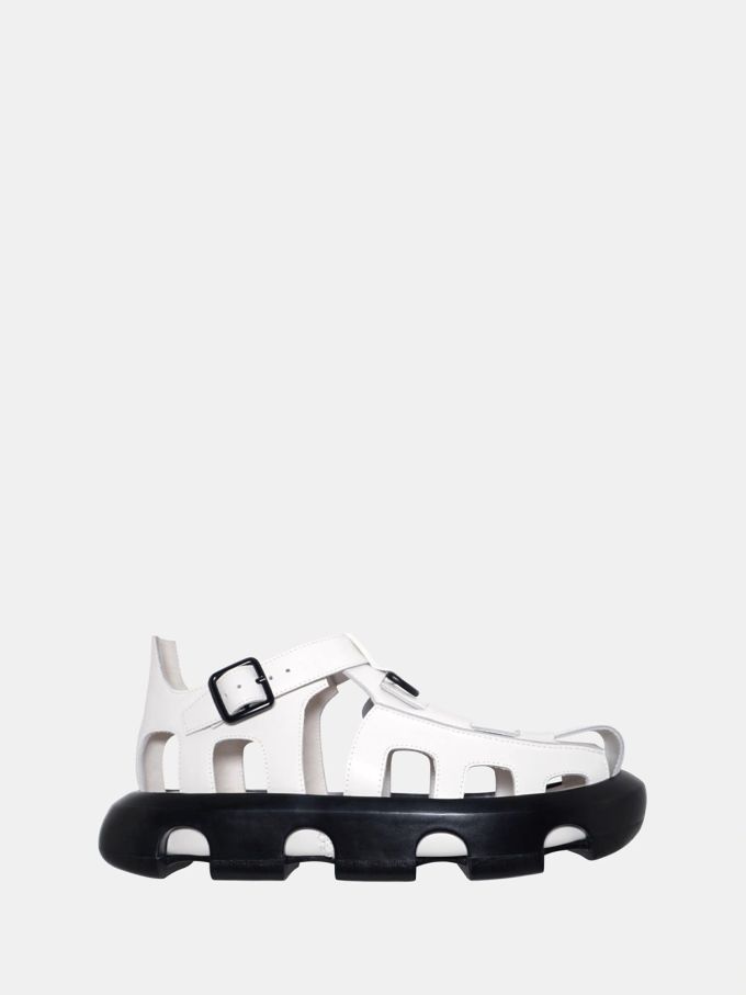 无帮 袢扣 皮革 