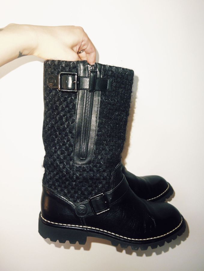 圆头 袢扣 皮革 