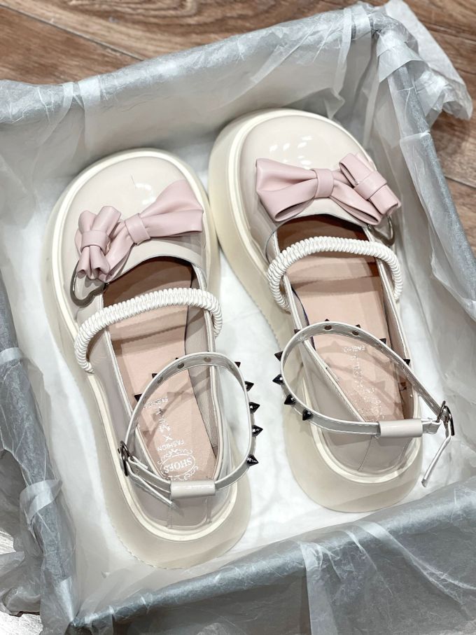 圆头 中口鞋 皮革 魔术贴 