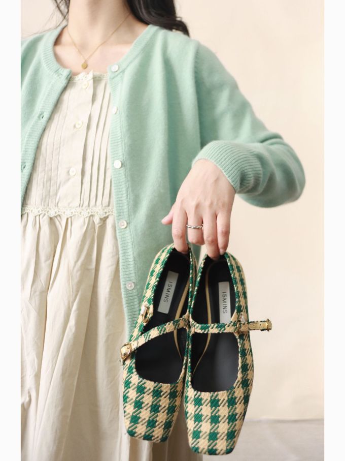 毛纺 圆形领 细针 栀子白 清水绿 海盗黑 基础扣饰 