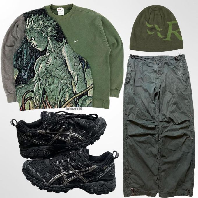 针织面料 圆形领 动物图案 人物图案 印花 圣甲虫色 深橄榄绿 橄榄石色 