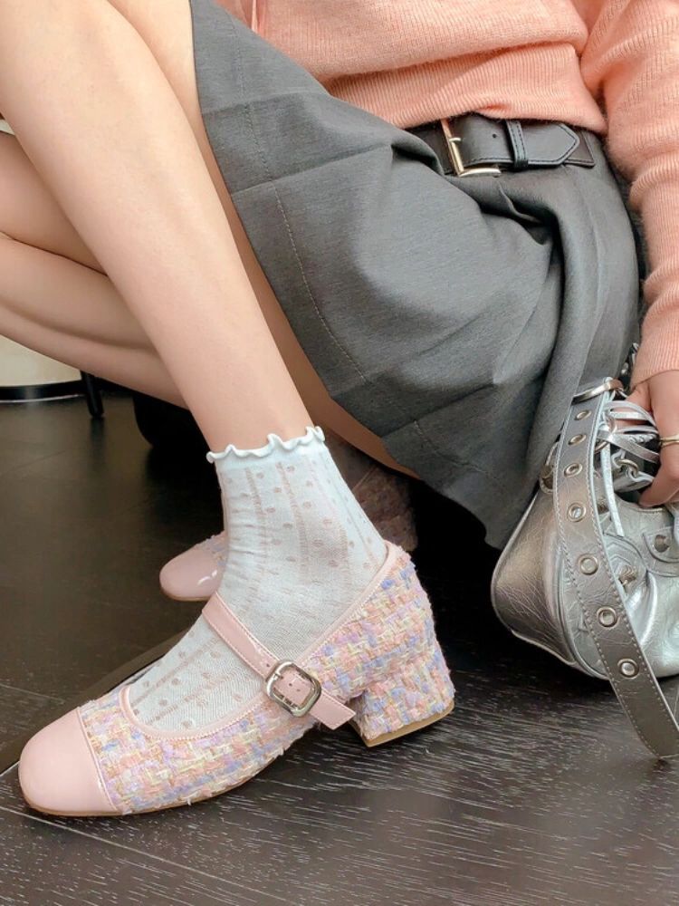 圆头 袢扣 中口鞋  - VALI鞋履AI设计主图